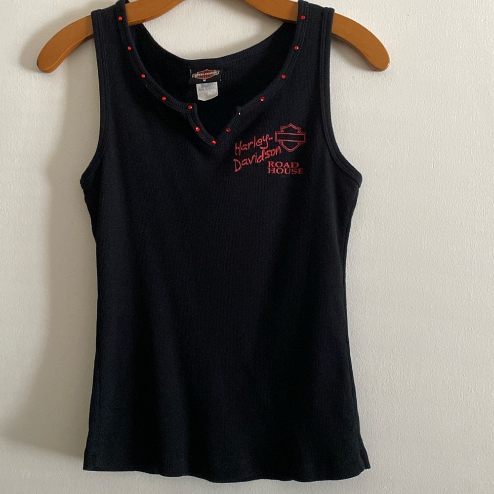 Harley Davidson Roadhouse Tank Top - Milwaukee WI - Ruby Jewels